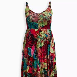 Torrid Midi Super Soft Handkerchief Dress